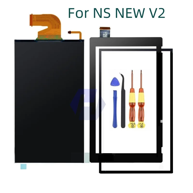 8in Original New LCD Screen Display for Nintendo Switch Console Touch Digitizer V1 and V2 Replacement for NS NX Console