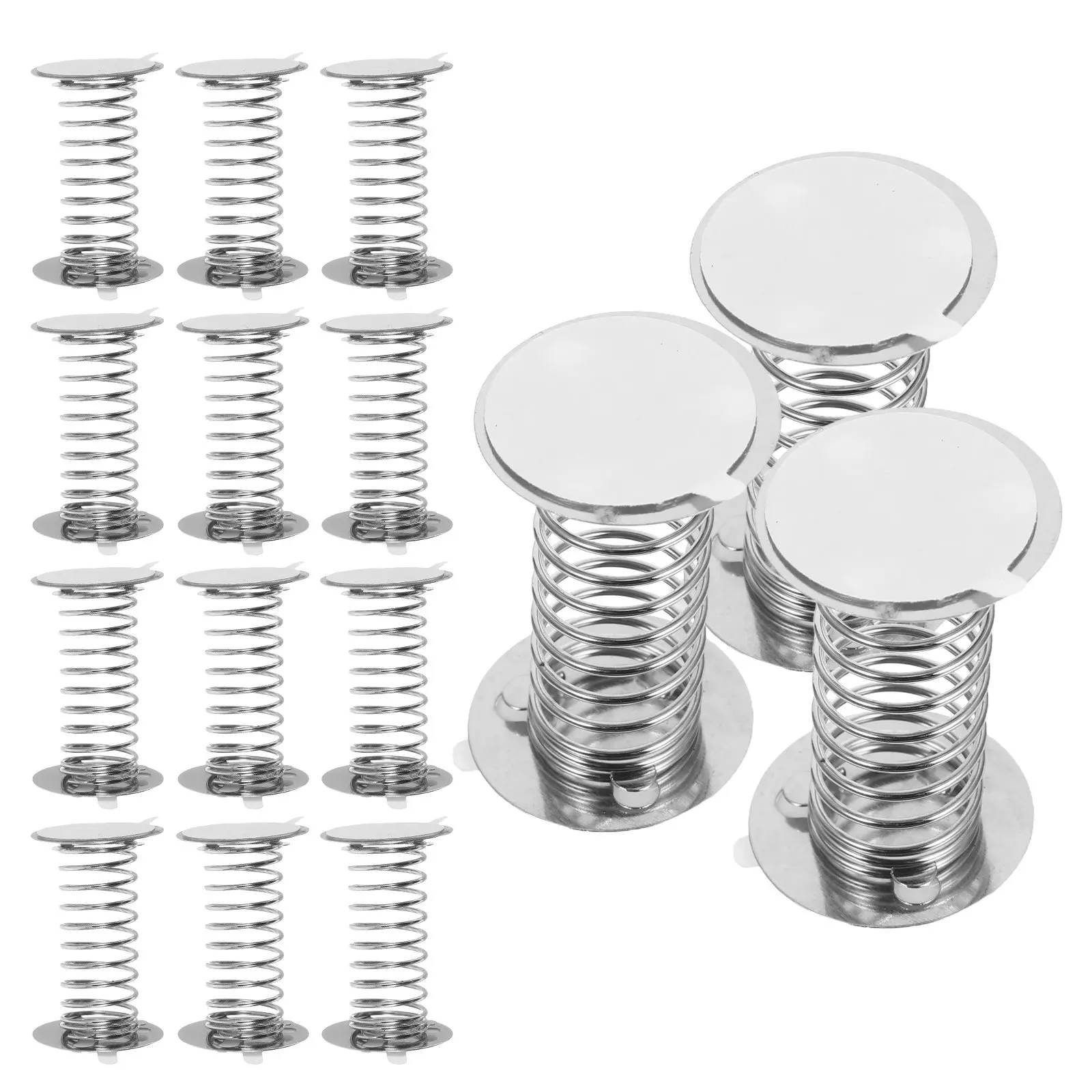

15Pcs Compact Metal Spring Base Shaking Head Dashboard Decoration Wobble Spring for Car Interior Desk Ornament DIY Craft