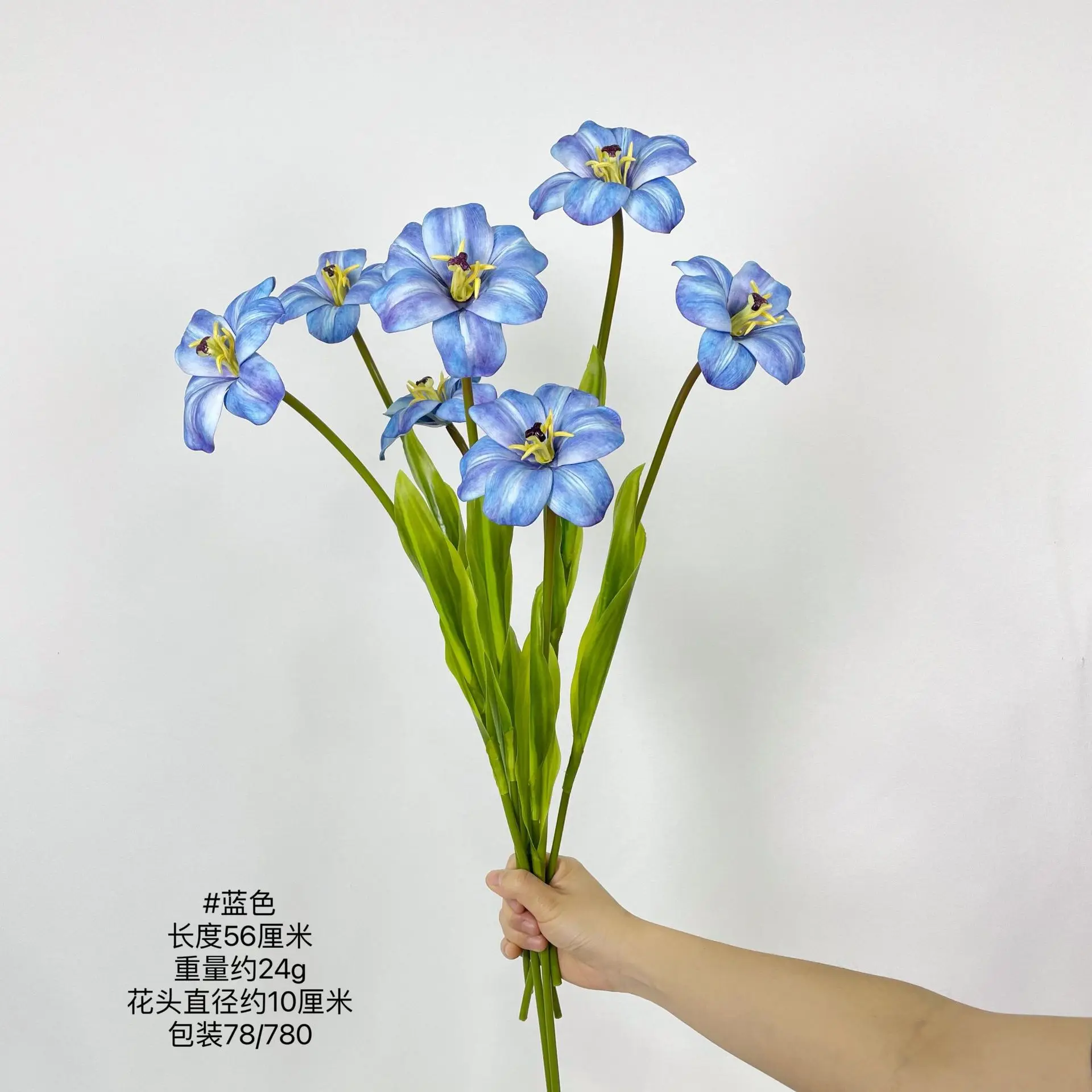 10 Stück Künstliche PU-Tulpenblumen Heimdekoration Kunsttulpen Hochzeitstisch-Blumenarrangement Brautstrauß Fotografie-Requisiten – Detail 6