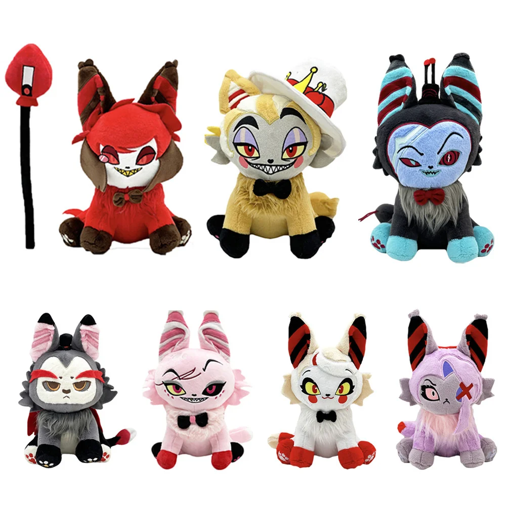 

1/2pcs Angel Meow Plush Toy Husk Meow Cute Cartoon Plushie Doll Soft Stuffed Anime Periphery Cosplay Toys For Kids Gifts