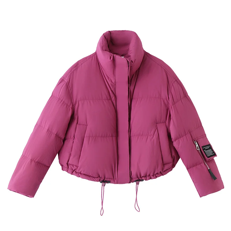 Women's Short Down Jacket 2025 Winter New Arrival Fashion Streetwear Oversized Loose Fit Thickened Warm Coat Trendy