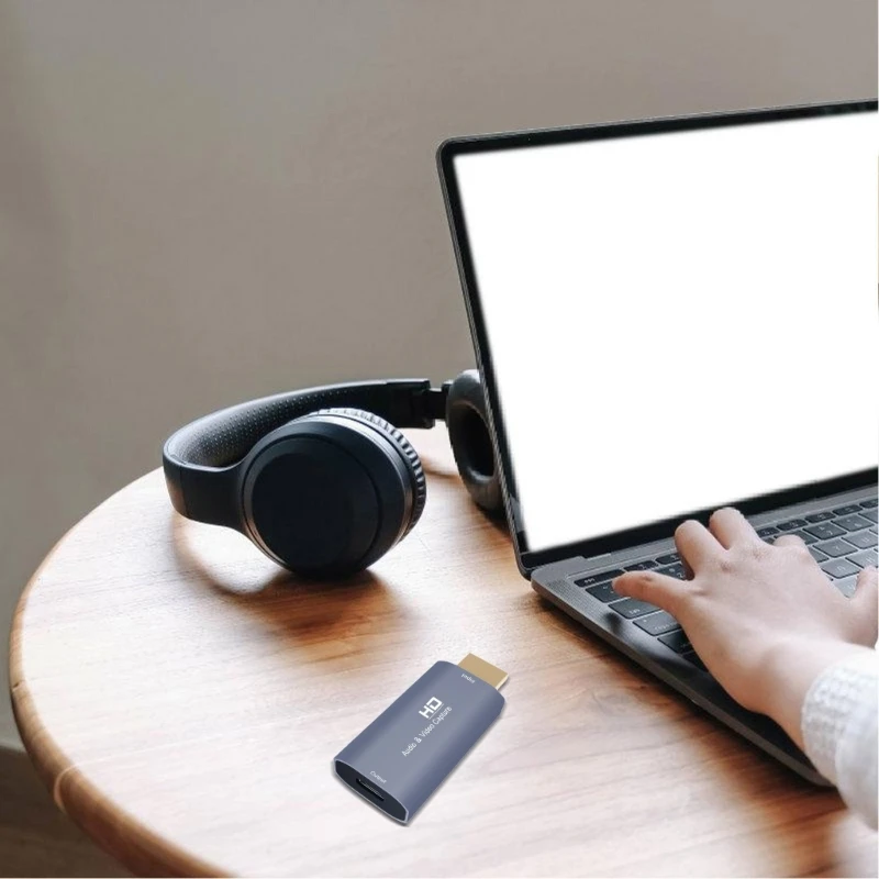 Карта видеозахвата USB C, вход 4K, выход 1080P для потоковой передачи контента в реальном времени