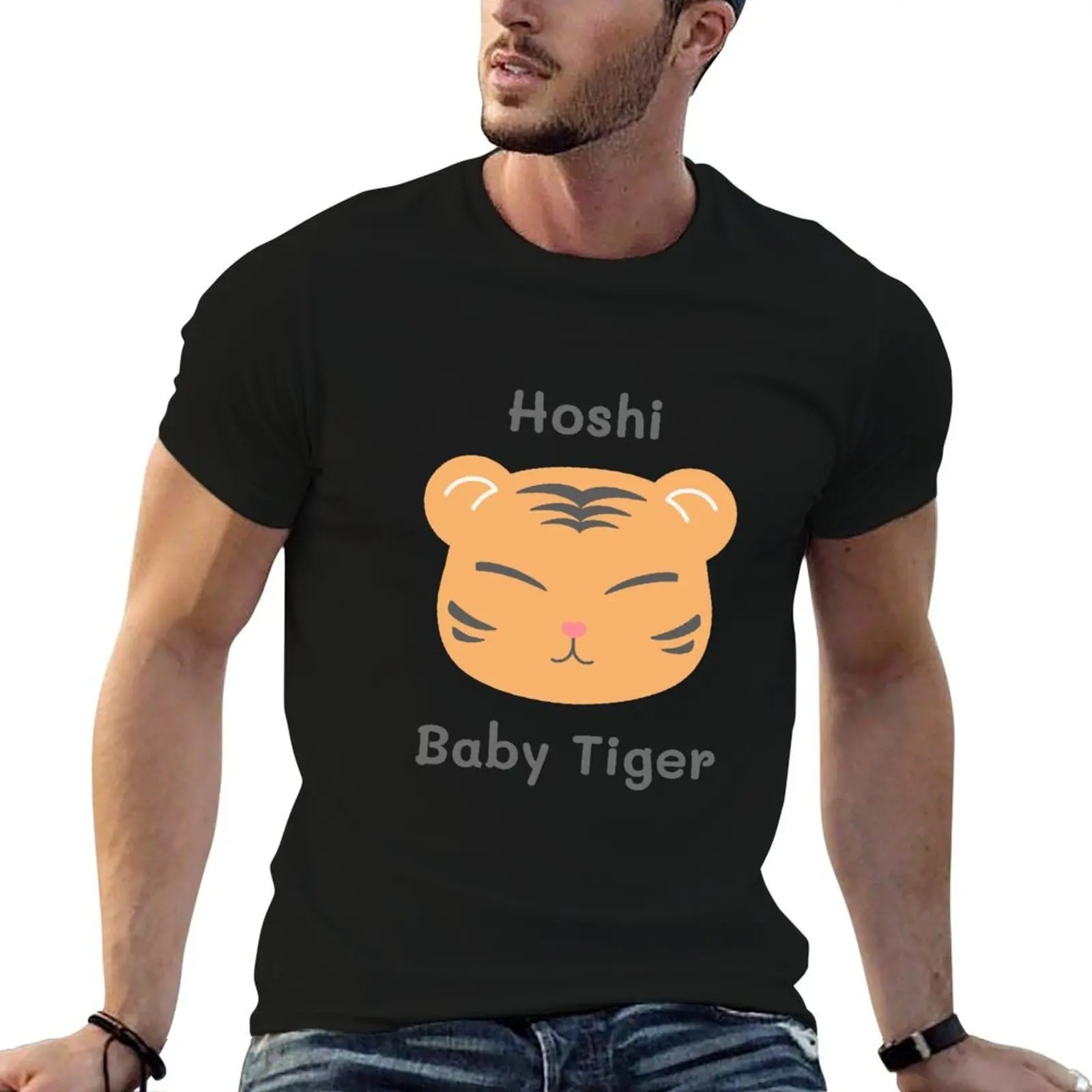 

pack shirts t man graphic man T-Shirt cotton shirt t white for shirts t tiger cute Hoshis man