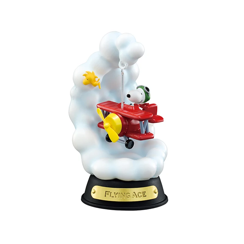 TAKARA TOMY Snoopy Series Swaying Swing Trend Model Animation Peripheral Children's Toys Desktop Ornaments Birthday Gift