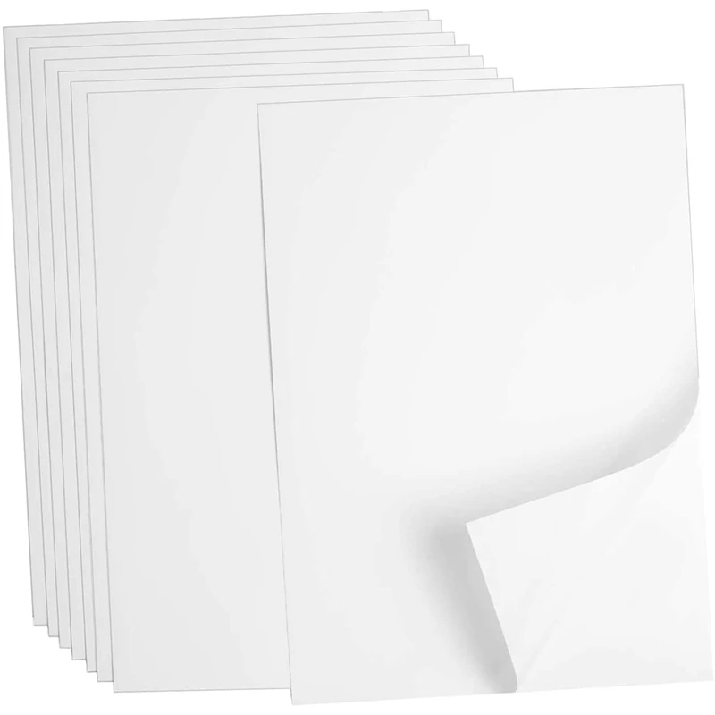 Printable Decal Paper, 50 Pieces Clear Printable Water Slide,For Ink Jet Printer High Definition Pattern Printing