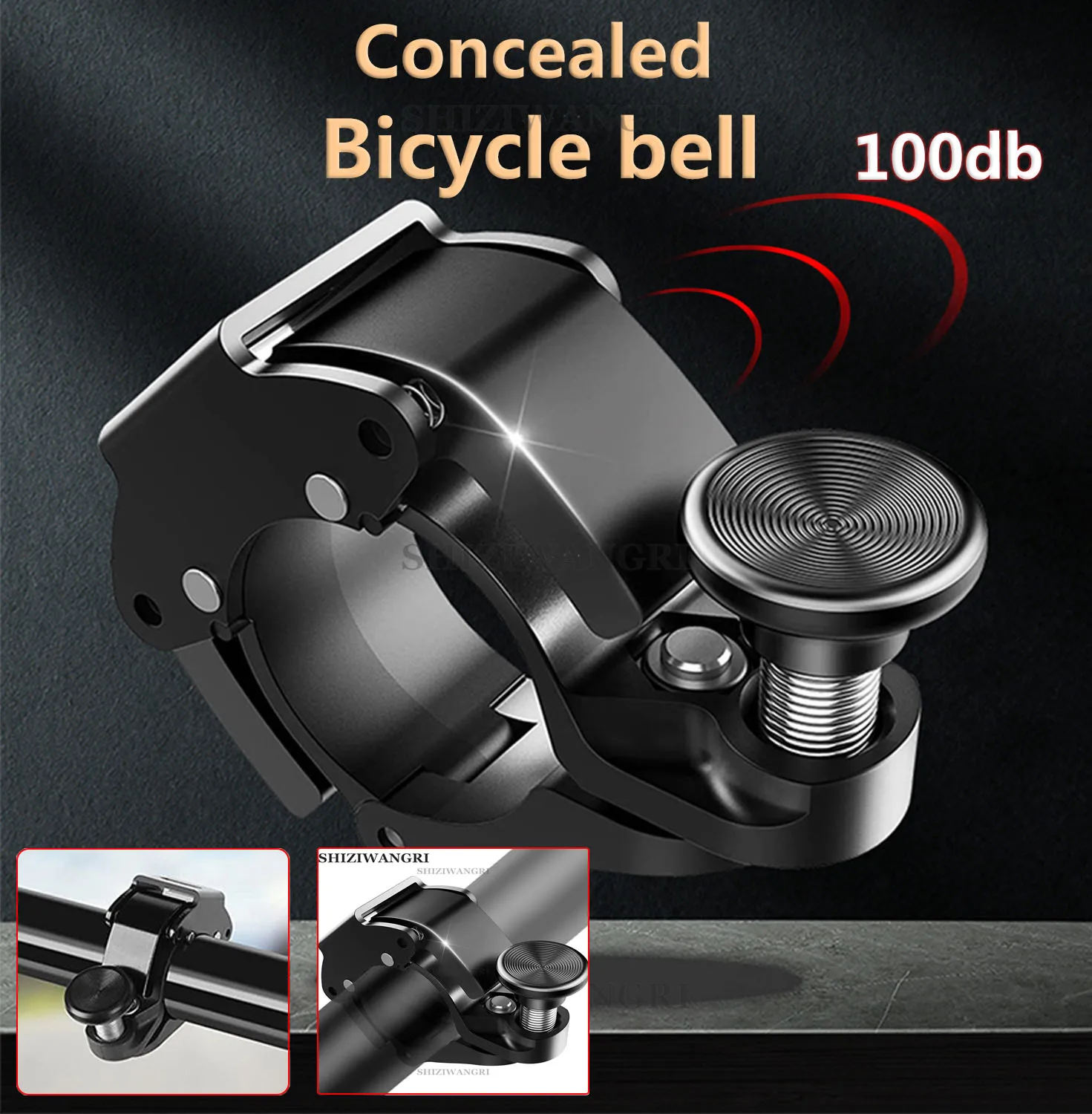 Bicycle Bell Ring Alloy Mountain Road Bike Horn Sound Alarm For Safety Cycling Handlebar Alloy Bicycle Call Bike Accessories