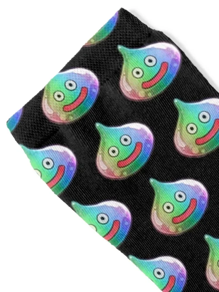 Dragon Quest Rainbow Slime Socks valentine gift ideas sheer Stockings man bright garter Socks Women Men's