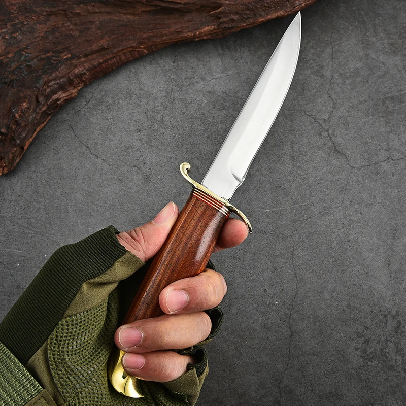 Outdoor knife camping knife outdoor survival knife straight knife self-defense knife hand knife meat knife