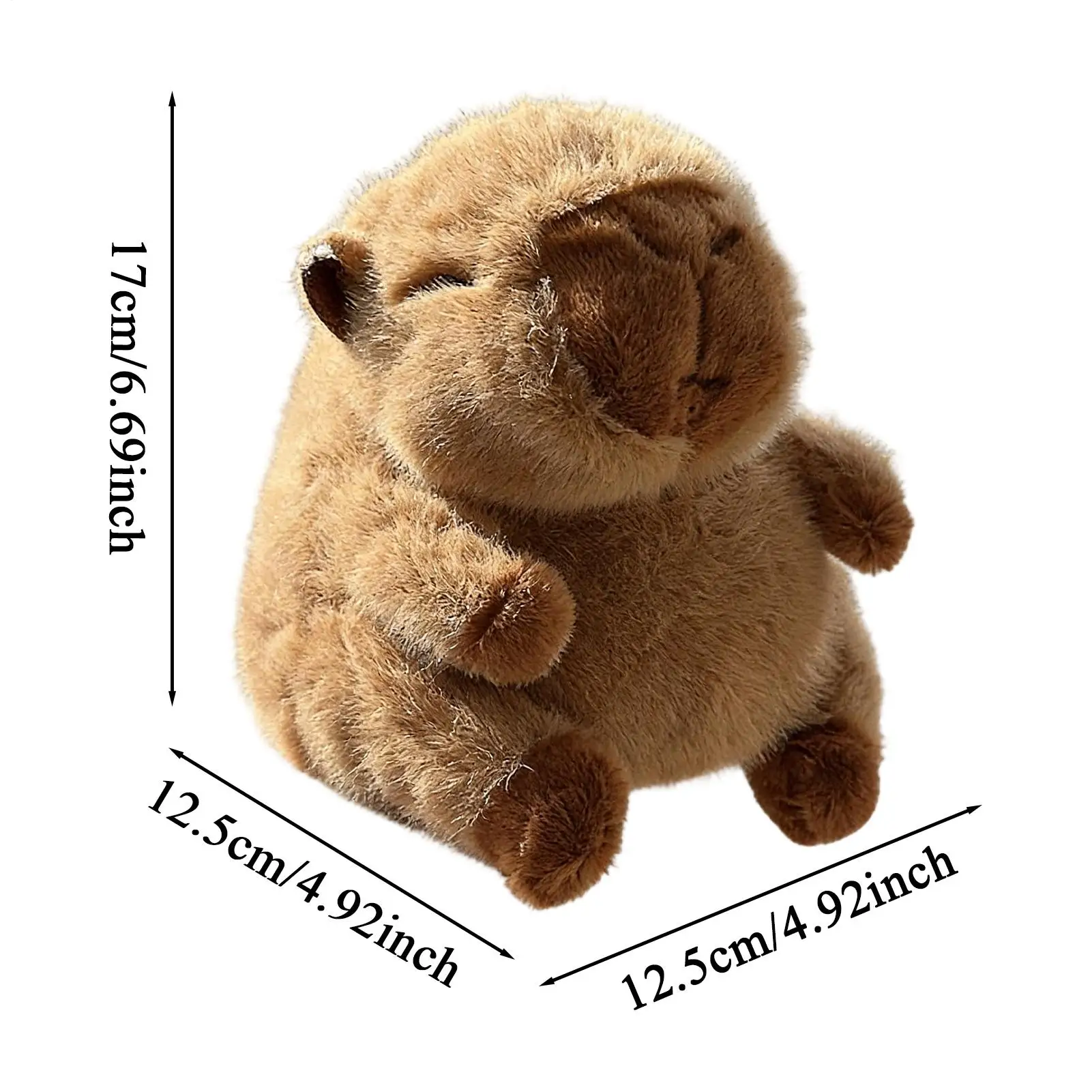 Capybara sprechendes Spielzeug, elektrische interaktive Stoffpuppe, elektronisches Plüschtier für Jungen und Mädchen, Kindertagesstätte, Geburtstag, Urlaub