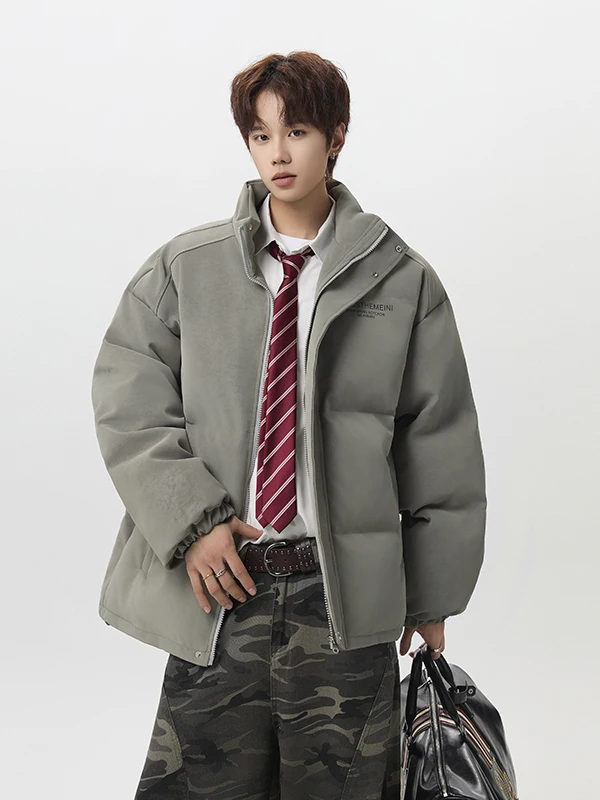 

Мужская зимняя хлопковая куртка из искусственной кожи Thiened, американское пальто для хлеба, теплая хлопковая одежда для хлеба, молодежная мода