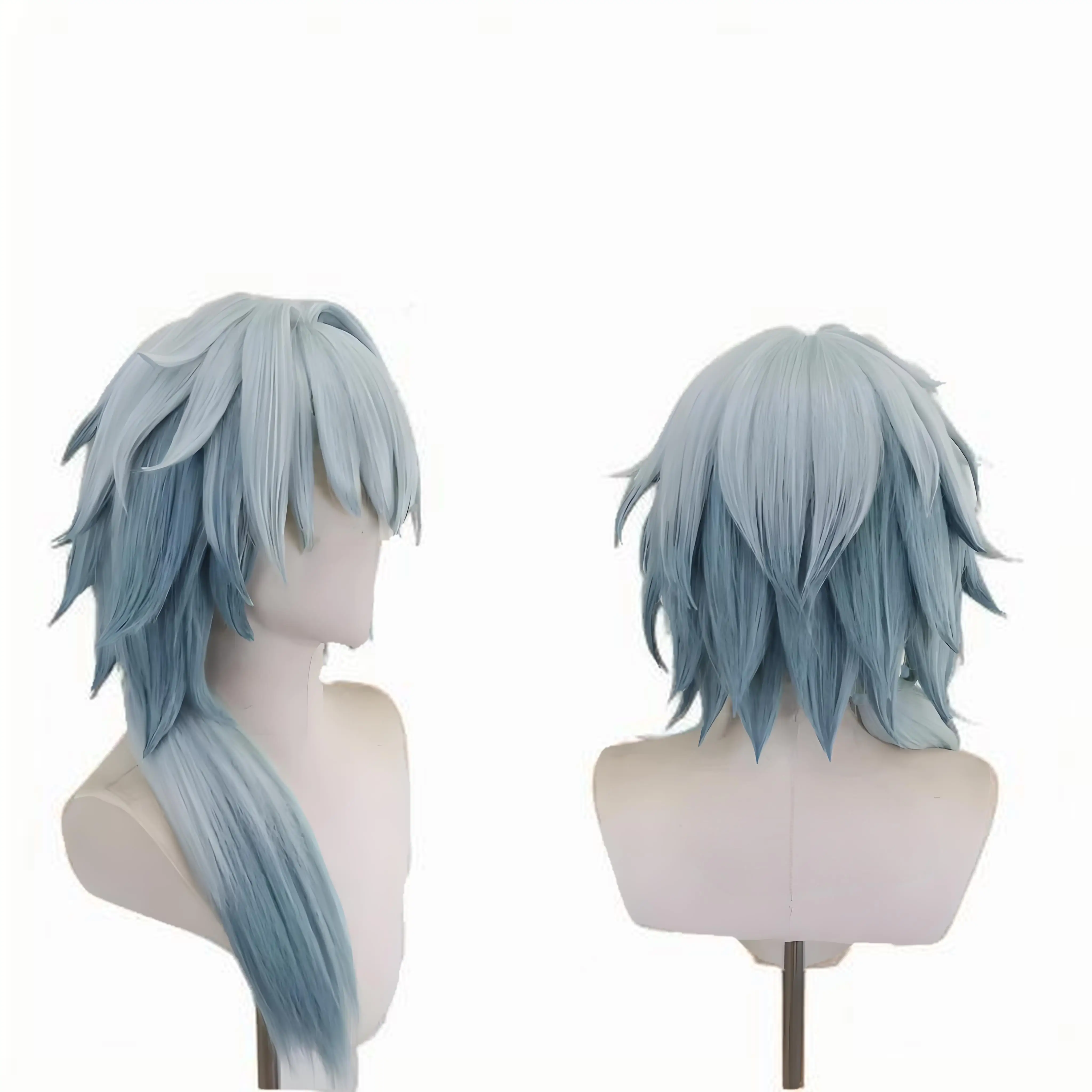 วิกผมคอสเพลย์ Honkai Star Rail Lukha Xia – วิกผมสังเคราะห์ทนความร้อนแบบกำหนดเองสำหรับชุดคอสเพลย์อนิเมะ