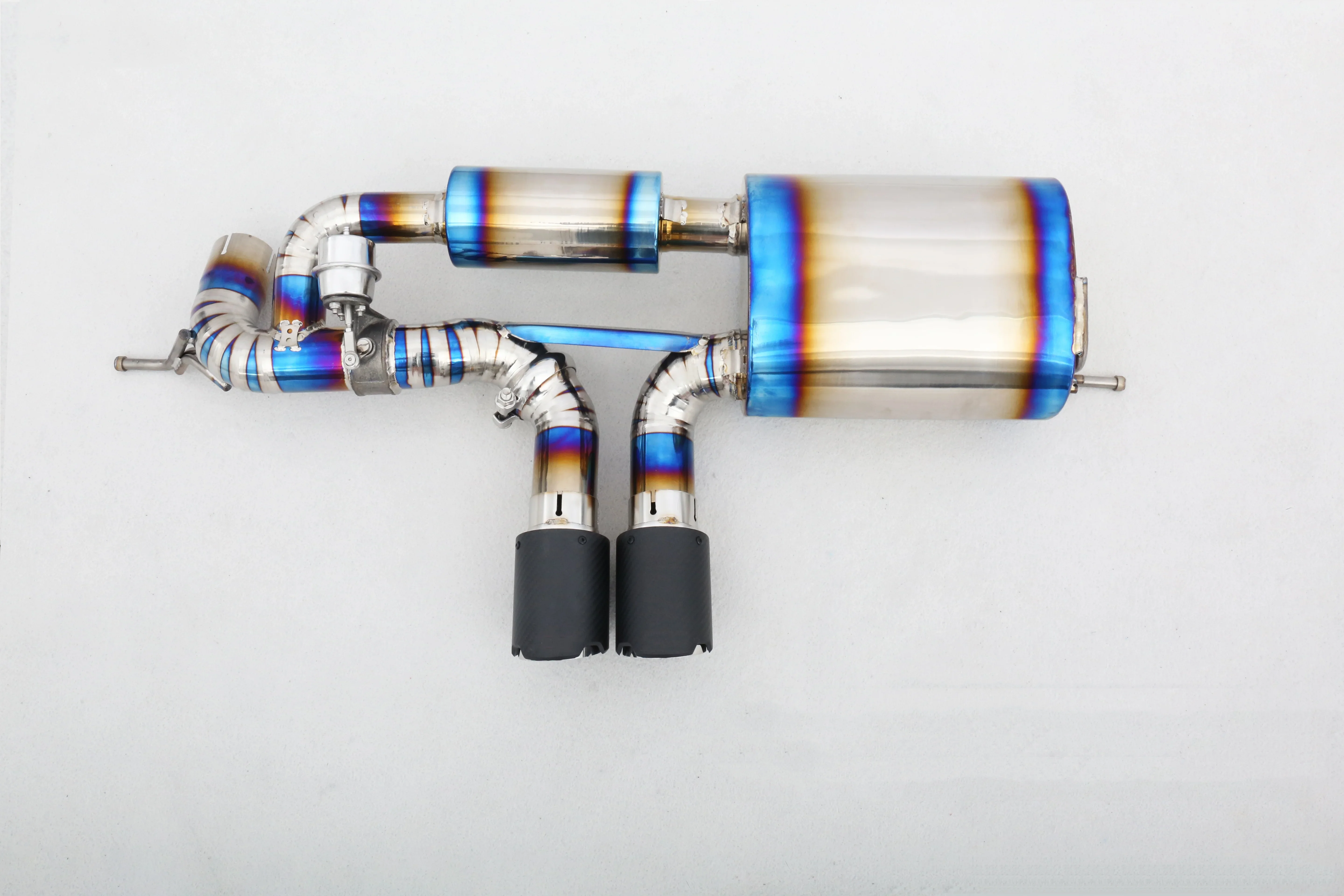 Custom 304 Stainless Steel/Titanium Valved Exhaust System Designed Specifically for S 3.5/3.5T V6 Exhaust Pipes