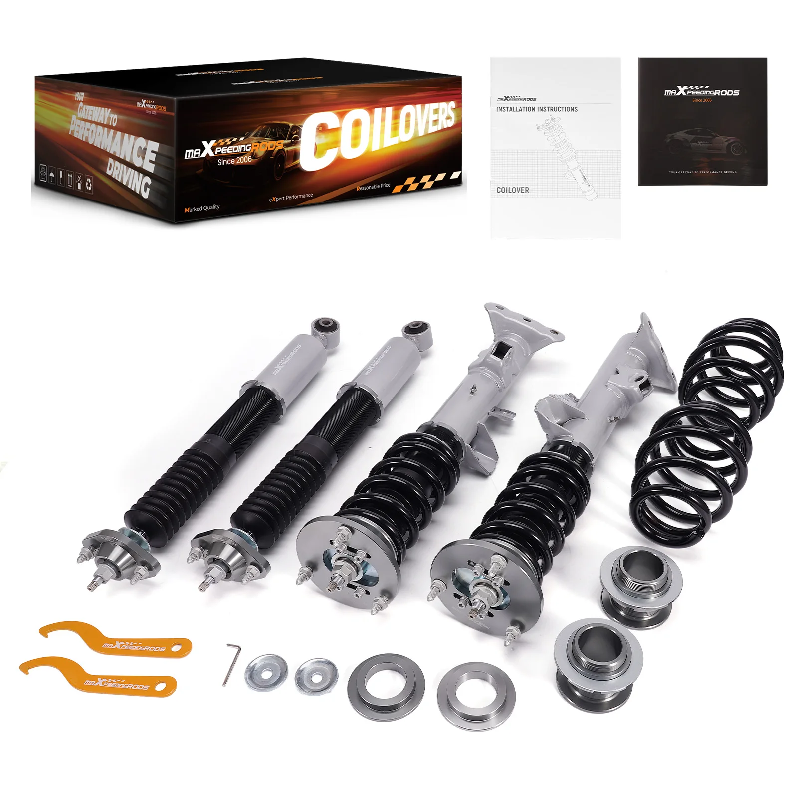 

Upgraded 24 Damping Levels Coilovers For BMW E36 320i 323i 325i 325is 1990-1998