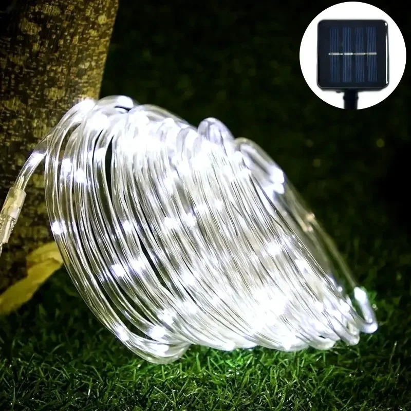 Solar String Lights Outdoor - Waterproof LED Fairy Lights for Garden, Wedding & Christmas Decoration