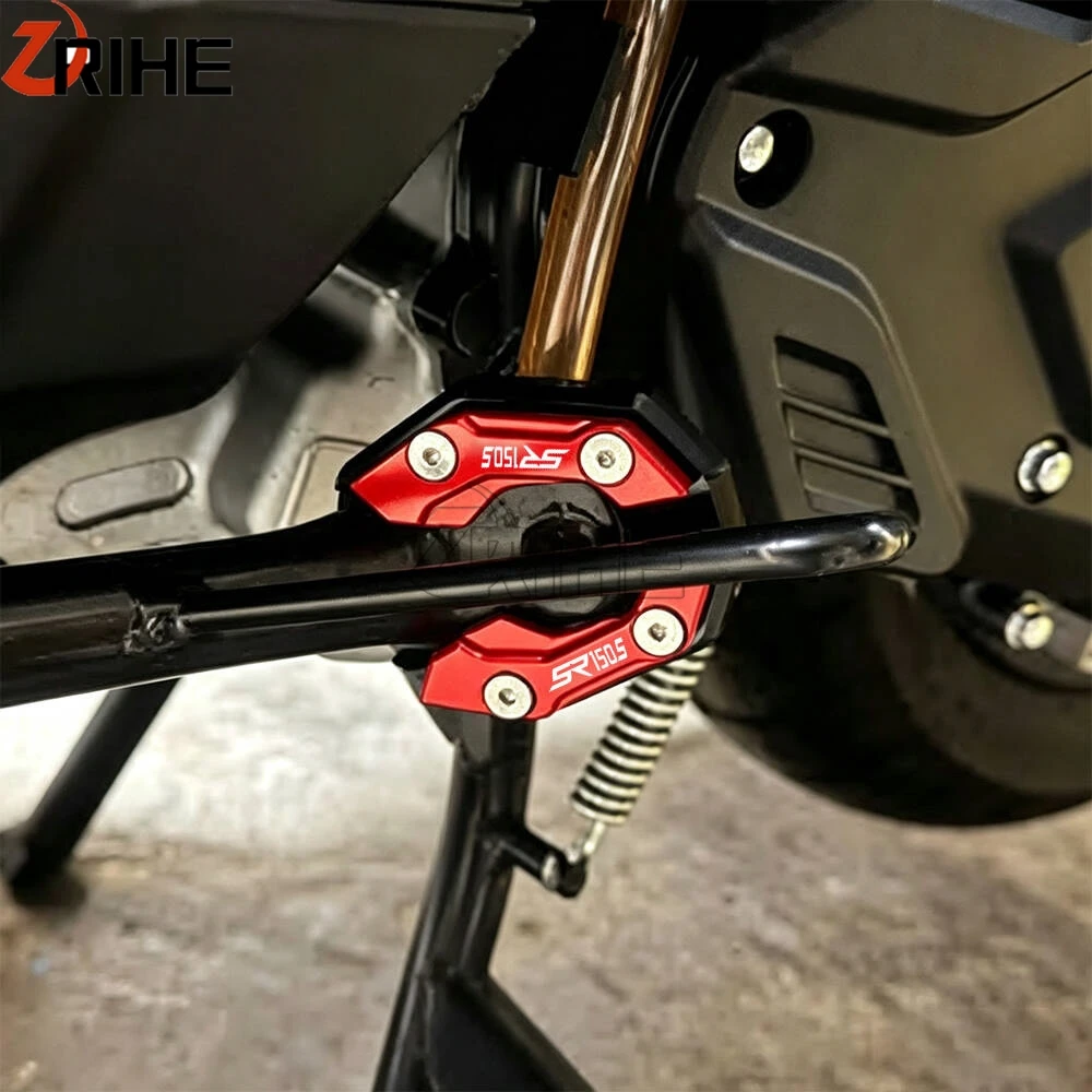 Motorcycle New For Voge SR1 ADV 125 SR150S SR 150 S sr150 Kickstand Enlarger Foot Side Stand Extension Plate Pad 2023-2025 2026