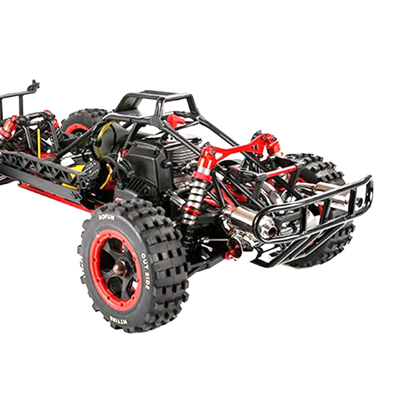 Metalen Achterbumper Set Vervangende Onderdelen Geschikt Voor 1/5 Hpi Rofun Rovan Km Baja 5b 5T 5sc Rc Auto-Onderdelen