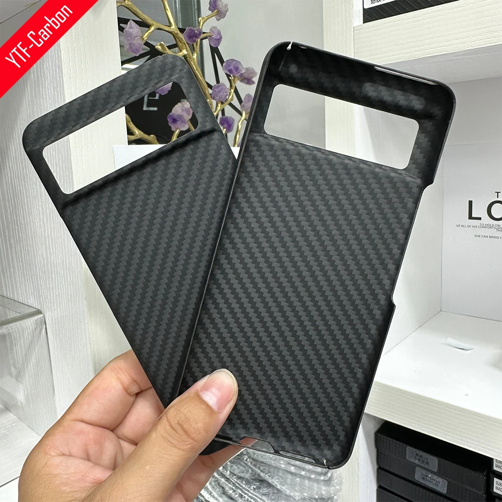 

YTF-carbon для Google Pixel 8pro, задние бамперы из углеродного волокна в стиле милитари, армированный чехол из арамидного волокна, ультратонкие задние зеркальные детали 8