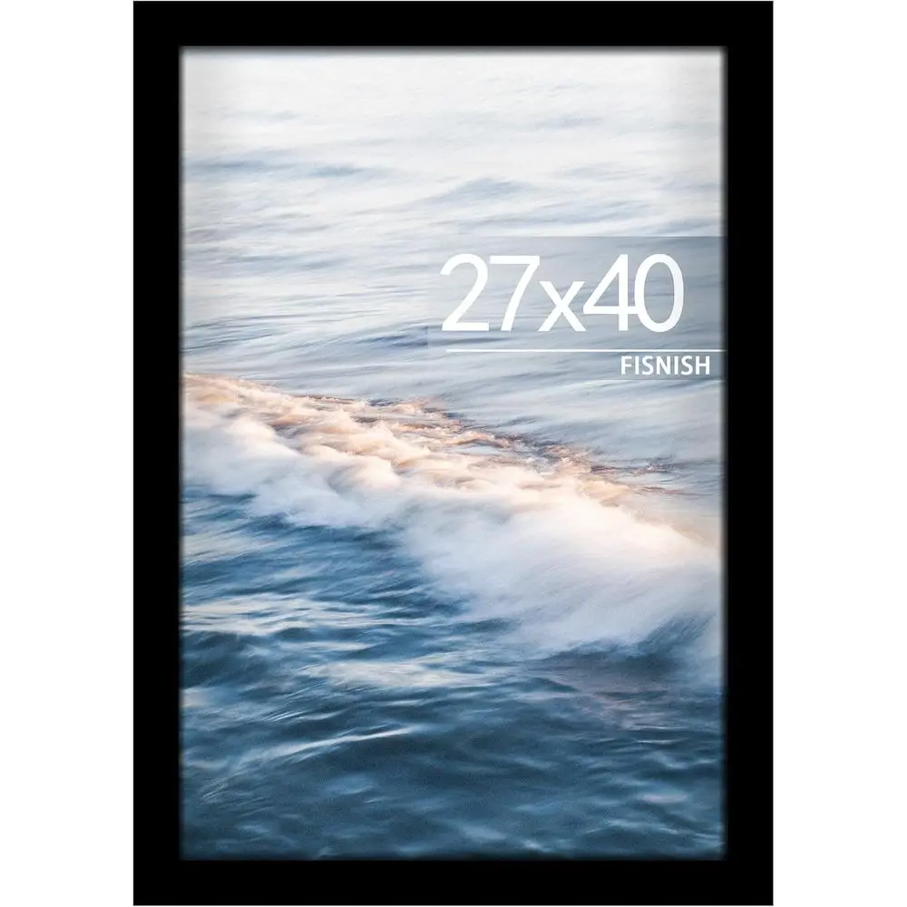 

27x40 Inch Movie Poster Frame with HD Plexiglass, Durable and Scratch-Resistant, Suitable for Horizontal or Vertical Wall Mounti