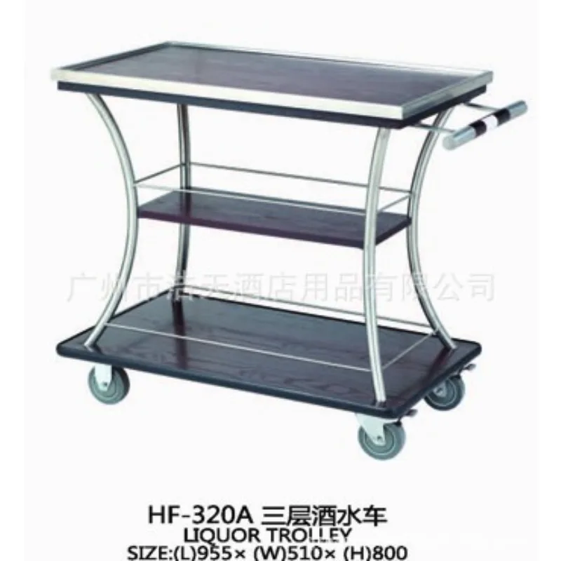 Specializing in the production of stainless steel, titanium and other hotel supplies, three-layer wine trucks