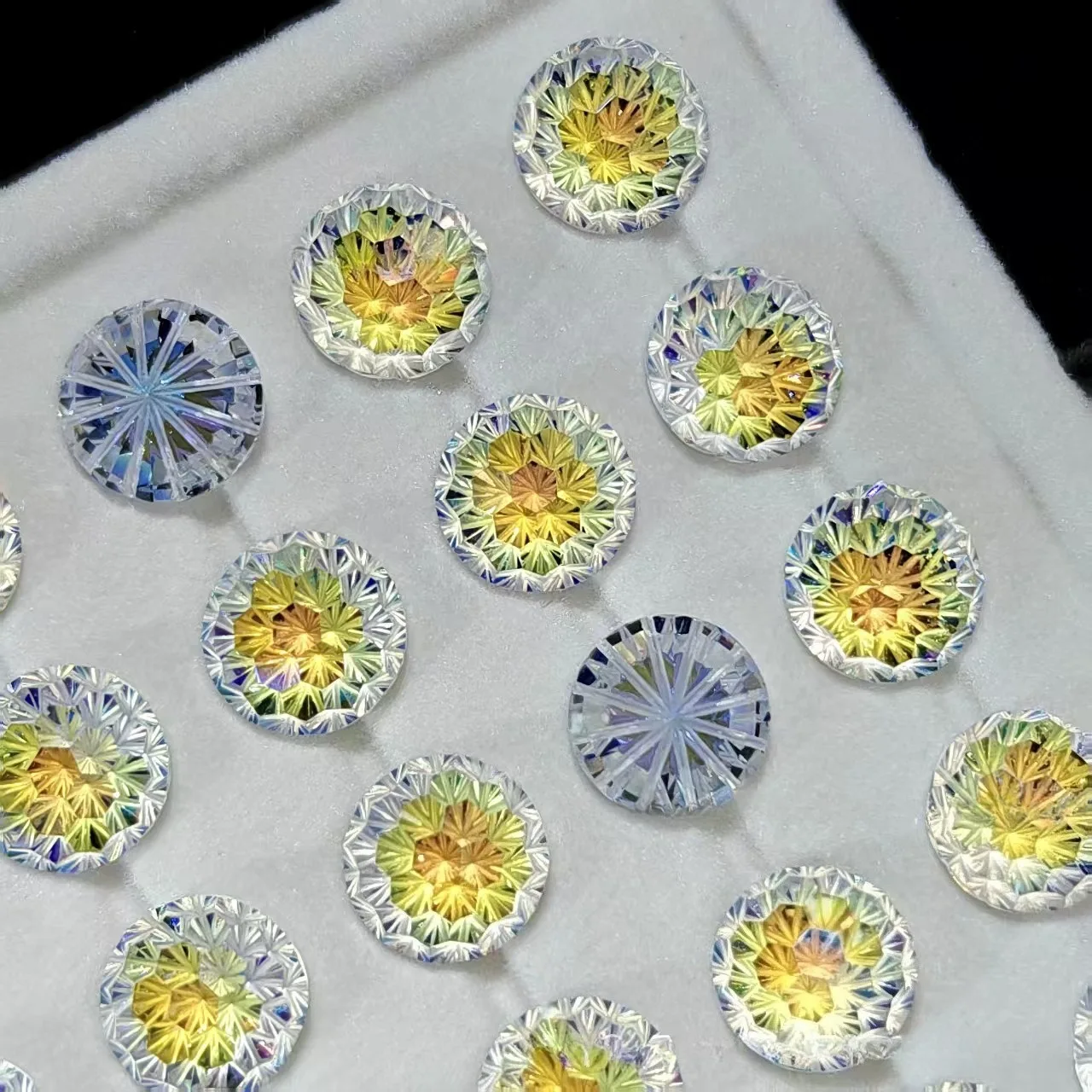 1pc 6mm Luxury Plating Zircon Nail Charms High‑end Rhinestone Nail Decorations for Manicure DIY Nail Art Accessories