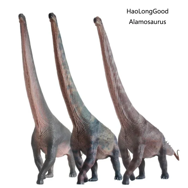 Haolonggood Alamosaurus Model In Stock Pvc Dinosaurs Model Collectible Toys Room Decoration Adult Kids Surprise Birthday Gifts