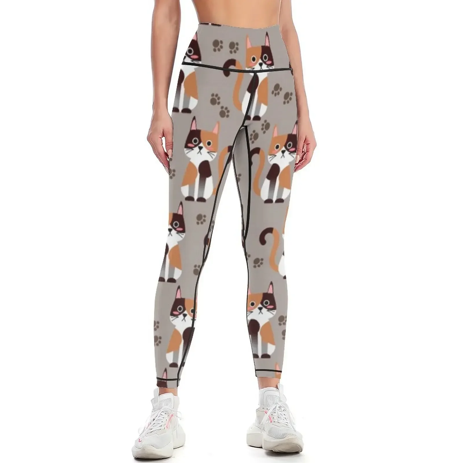 

Calico Cats - Lots of Calico Cats Leggings push up legging legging pants raises butt gym top Sports pants for Womens Leggings
