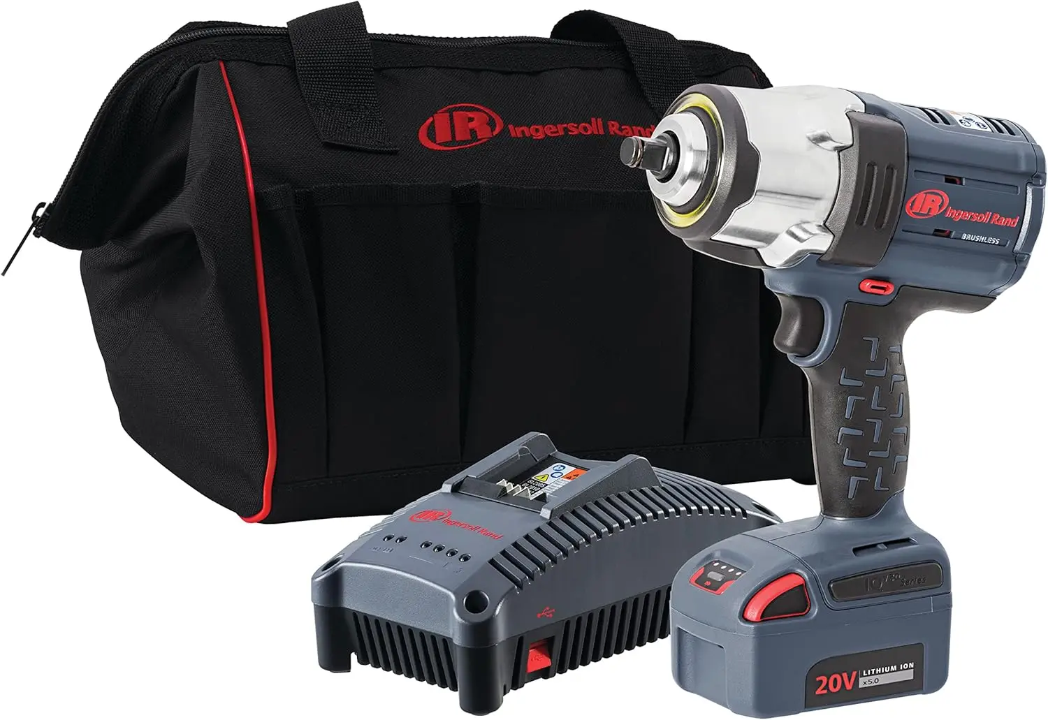 

W7152-K12 20V High-torque 1/2" Cordless Impact Wrench Kit, 1500ft-lbs Nut-busting Torque, 1 Batt and Charger