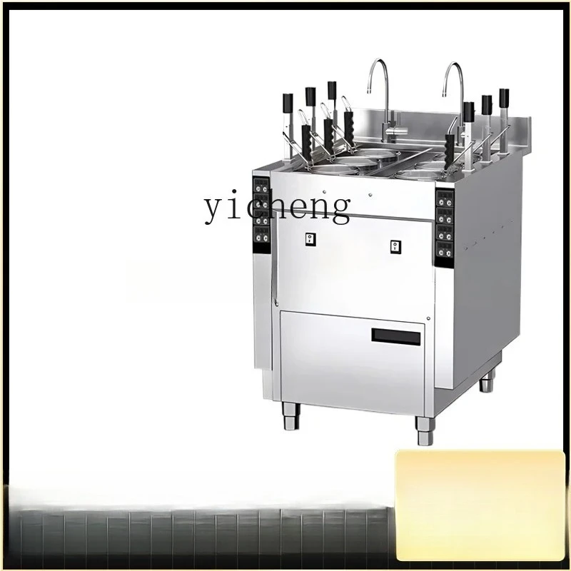 CF-20  Automatic Lifting Pasta Cooker Powder Cooking Stove Dumpling Multi-Function Gas Rice Noodle Machine Spicy Hot Pot