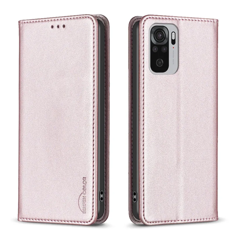 Portafoglio Flip Cover Custodia in pelle per Xiaomi Redmi Note 10 Pro Note10 S 10S 10T 5G Note10S Slot per schede magnetiche Borsa antiurto