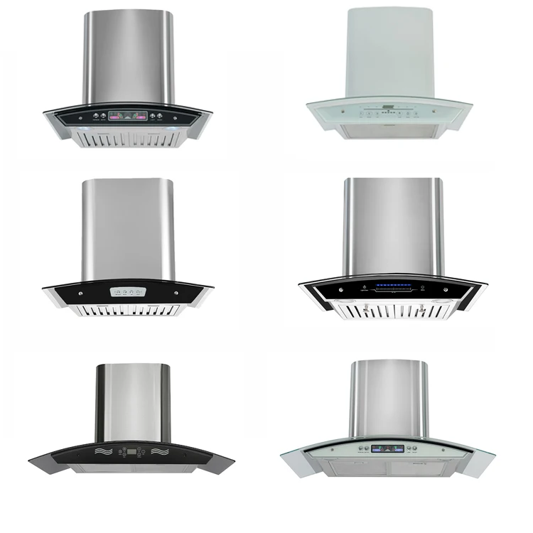 سعر تنافسي الجانب الحائط شفاط المطبخ طباخ هود التلقائي تنظيف المطبخ هود