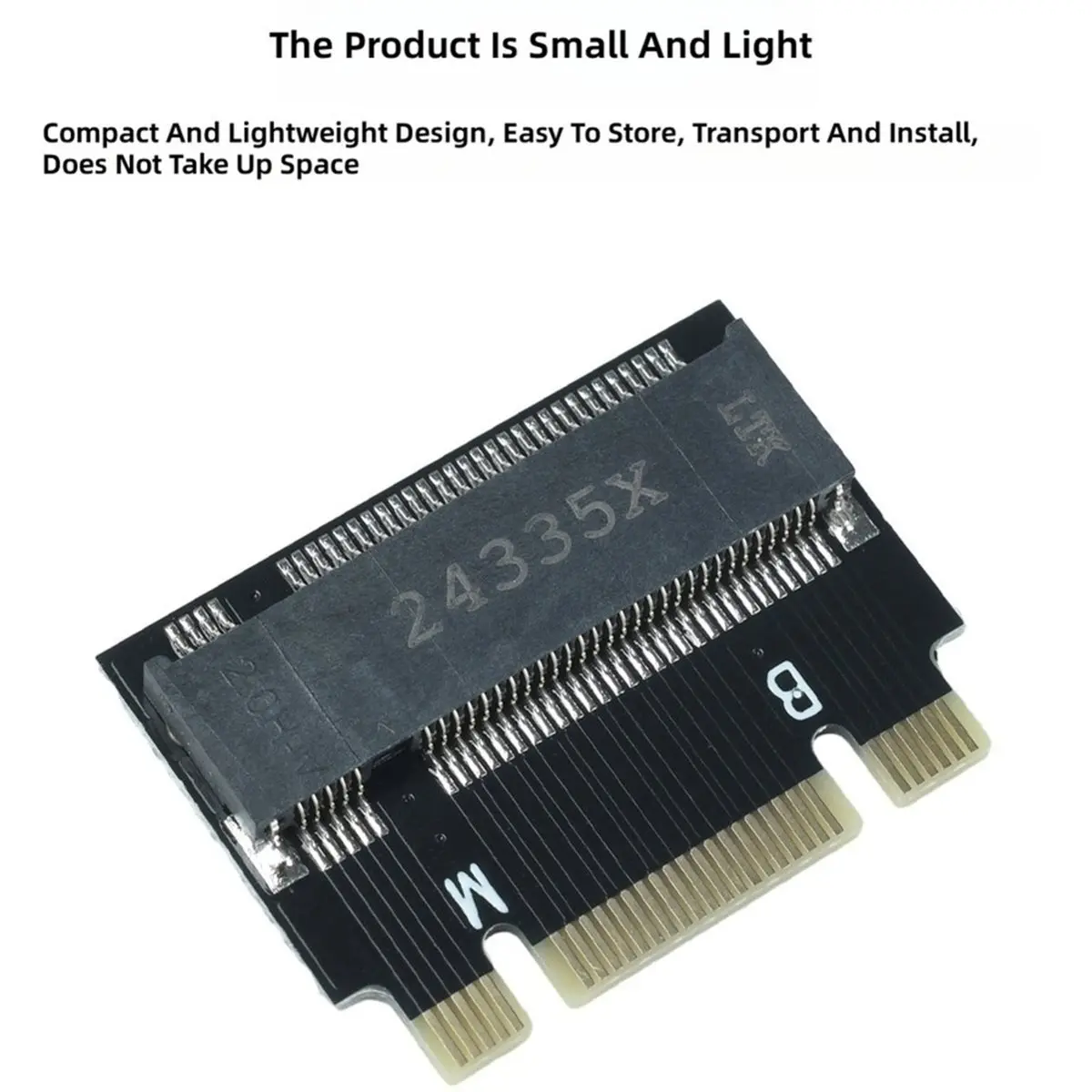 2PCS M.2 NVME M-Key M2 SATA B+M Key 2230 to 2242 Extension Adapter Converter for X270 X280 T470 T480 L480 T580