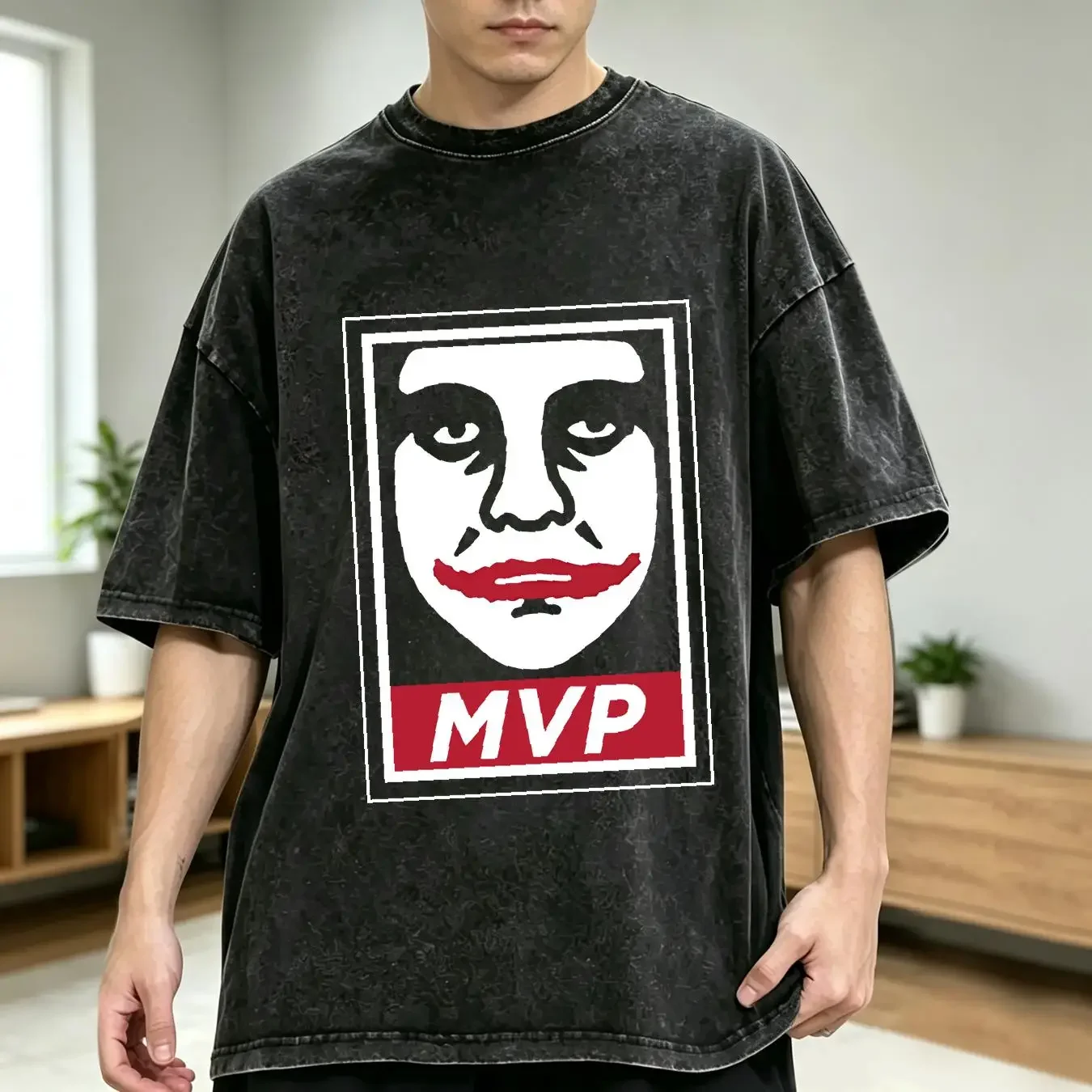 washed T Shirt Nikola Jokic Mvp Denver Basketball Fan vintage Washed Stylish Unisex Versatile Slightly Soft streetwear graphic