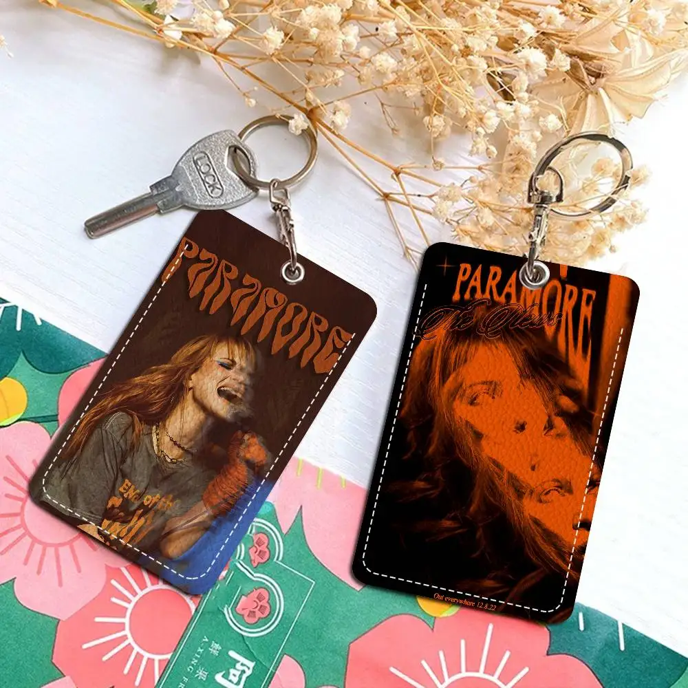 حامل بطاقة أنيمي من Singer P-Paramore مناسب لحامل بطاقات العمل التجارية المصرفية وبطاقة الهوية الائتمانية وحامل حقيبة المفاتيح