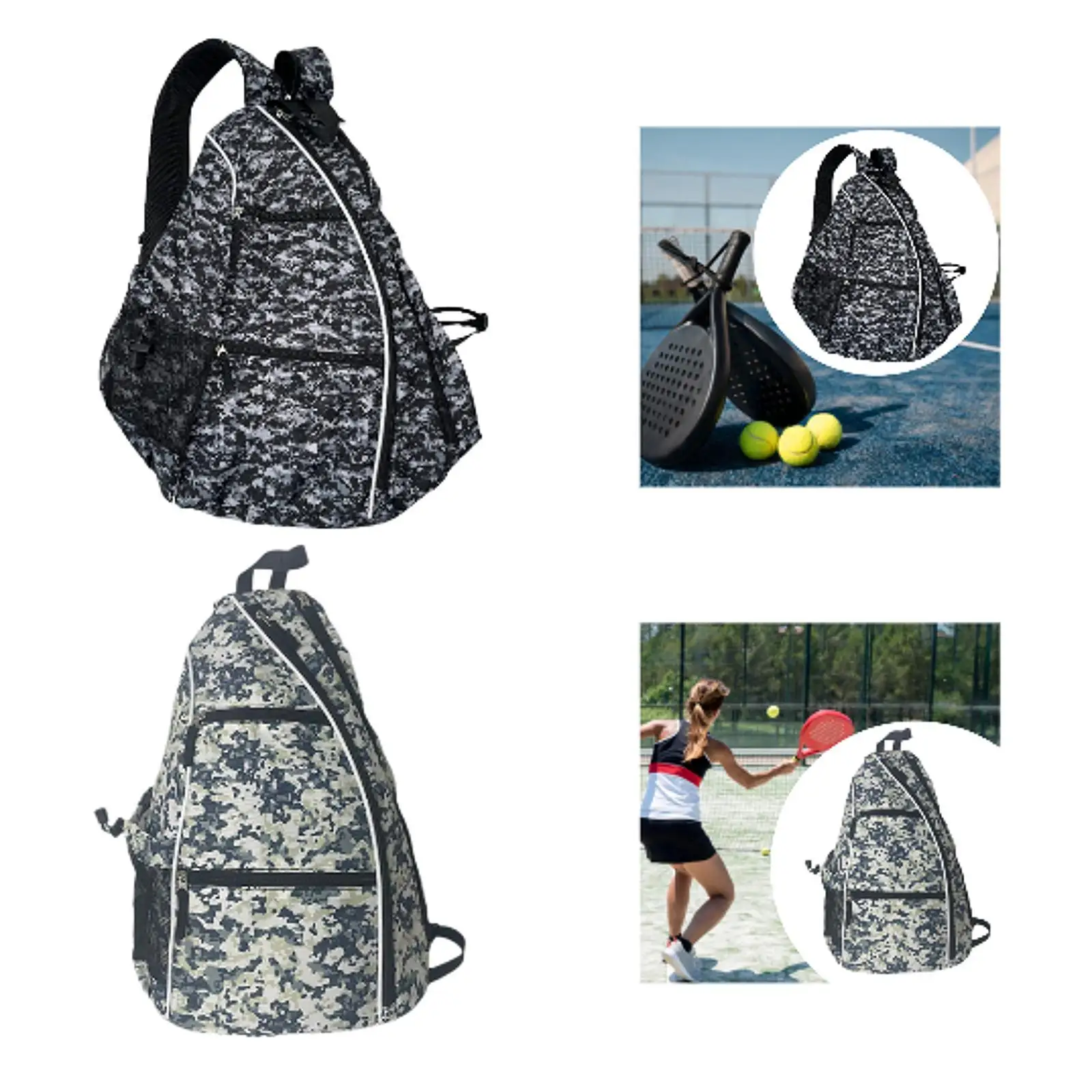 

Pickleball Backpack Organizer Multi Pockets Tennis Badminton Squash Rackets Lightweight Pickleball Bag for Women Men Gifts