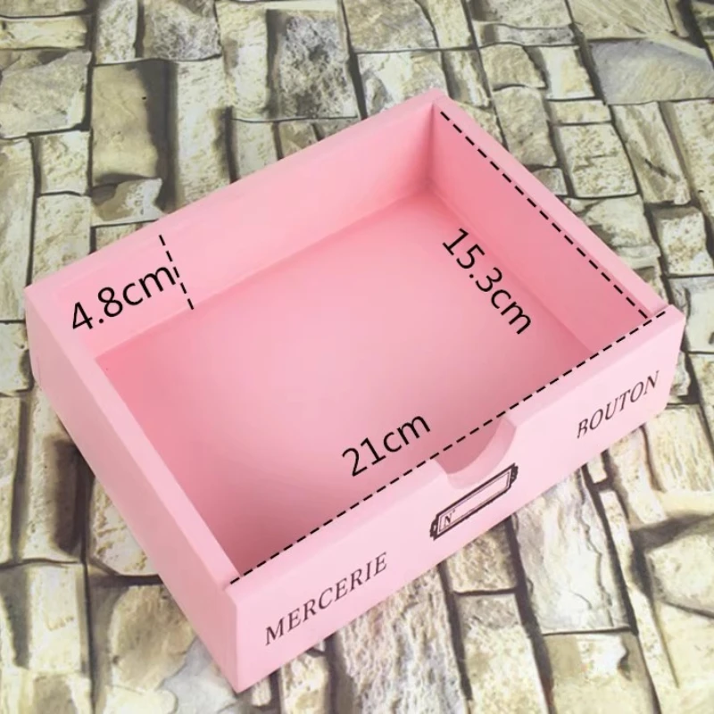 Wooden Multi-layer Drawer Storage Organizer Household Desktop Cosmetics Makeup Stackable Storage Box Cabinet Office Table Boxes