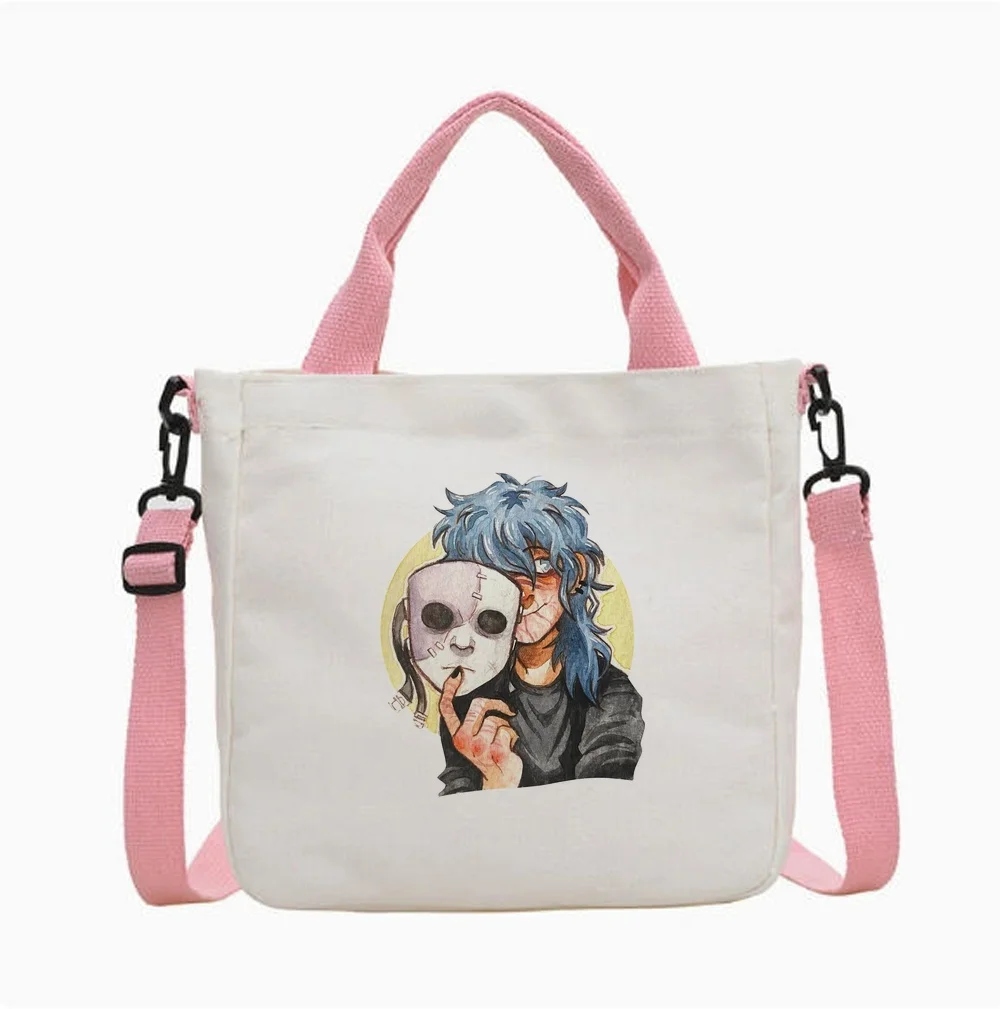 Sally Face tote bag reusable y2k canvas  bolsas de tela totebag femme