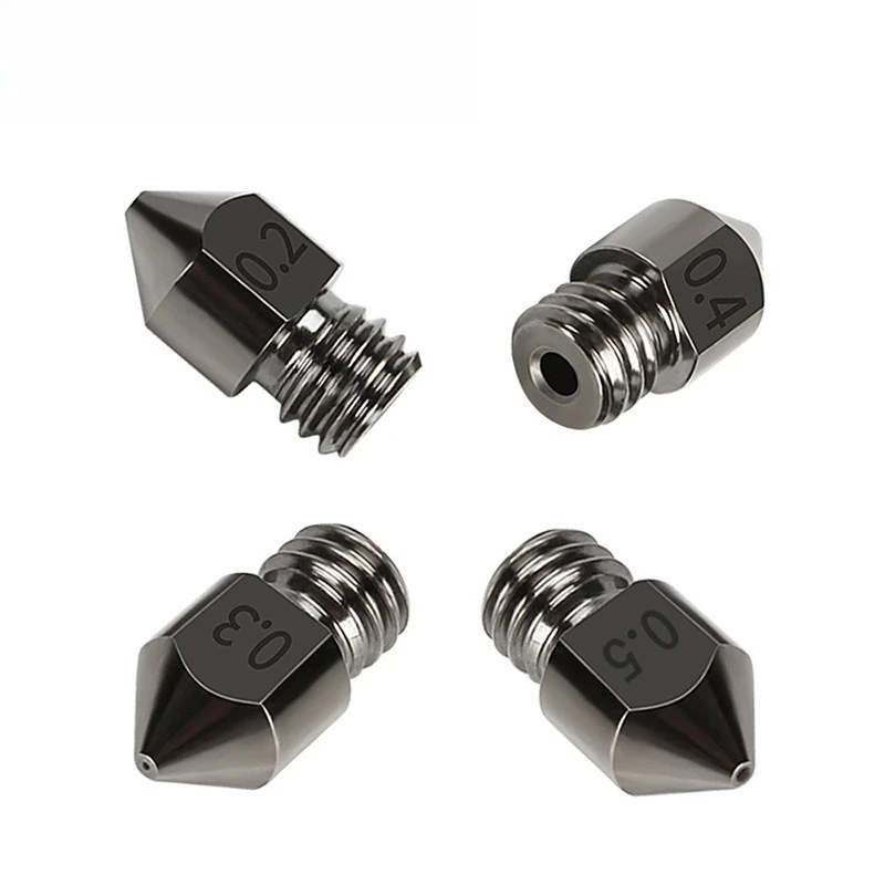 

3D printer accessories MK8 nozzle hardened steel high-precision wear-resistant hexagonal mold steel nozzle 1.75 consumables