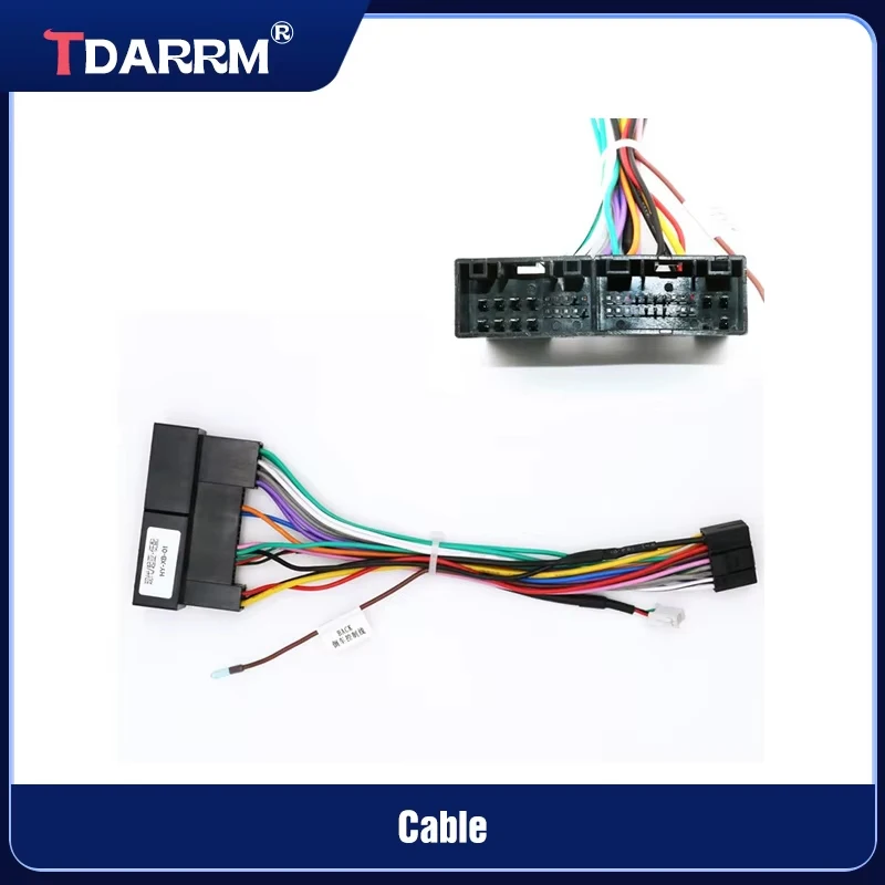 Car Radio Fascia Frame For 2006 2007 2008 2009 KIA SORENTO 9Inch Panel Wire Harness Power Cable Adapter（Texture）
