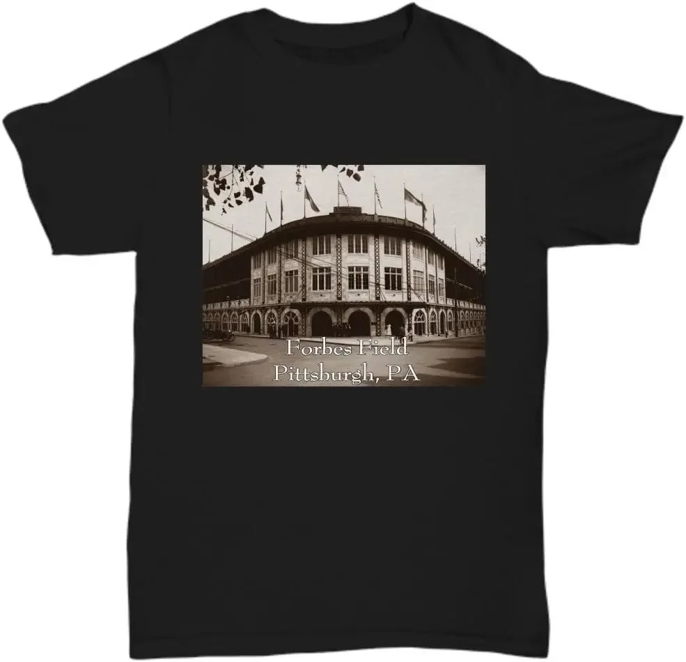 Forbes Field - Historic Pittsburgh Ballpark Vintage Photo - Tees Y2K tops Unisex Summer Short Sleeve