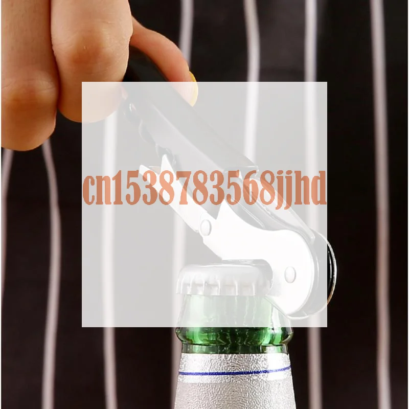 

{HMA84}Multi-function Hippocampus Stainless Steel Wine Beer Bottle Opener Can Soda Cap Remover Opener Kitchen Bar Tools