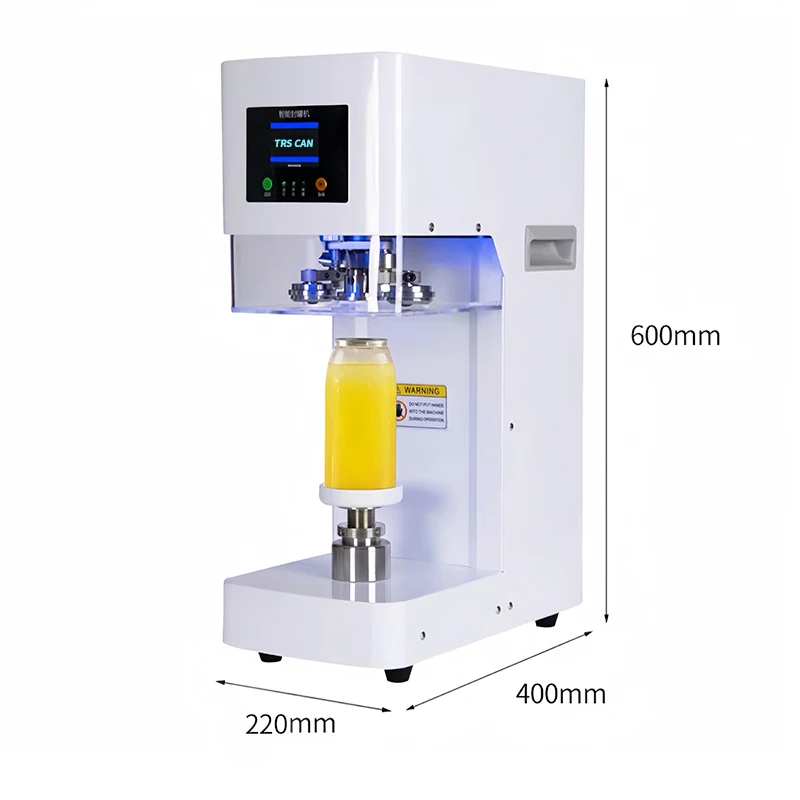 

Automatic Portable Non-rotated Plastic Aluminum Can Sealer Bubble Tea Bottle Tin Can Sealing Machine