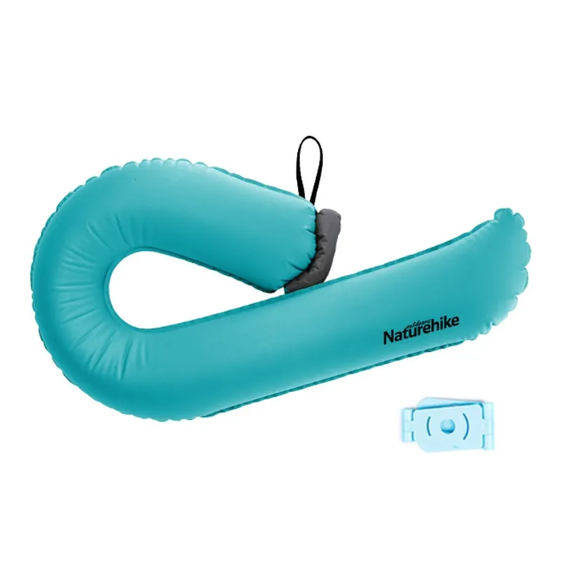 Naturehike-almohada inflable en forma de U para viaje, almohada para dormir extendida multifuncional, portátil para exteriores, cómoda almohada para acampar