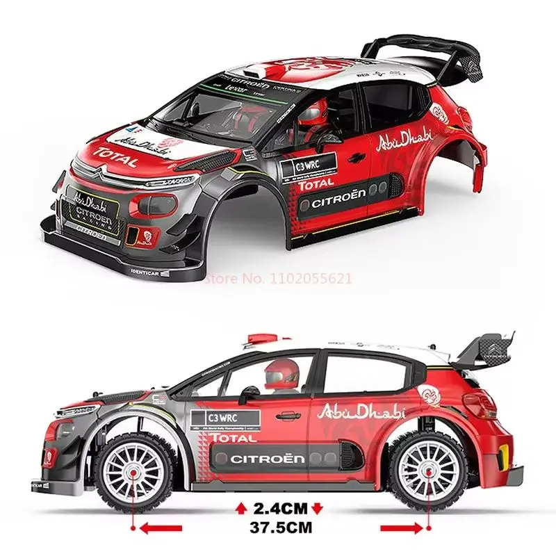 Nowy Mjx 7303 Hyper Go 1/7 Rc Car Toys Citroen C3 Endurance Race Symulacja szybkiego samochodu driftowego 4wd Samochód wspinaczkowy dla chłopca Prezent