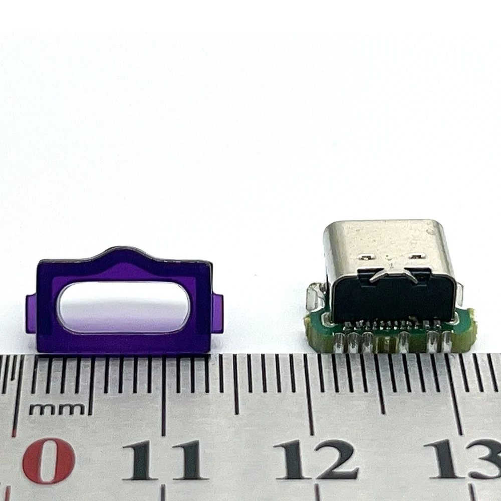 1 Stück DIY bunter Typ-C-Schnelllade-Buchsenanschluss, Ersatz-Mod-Port, kompatibel mit GBA-SP Retro-Spielkonsole USB – Detail 4