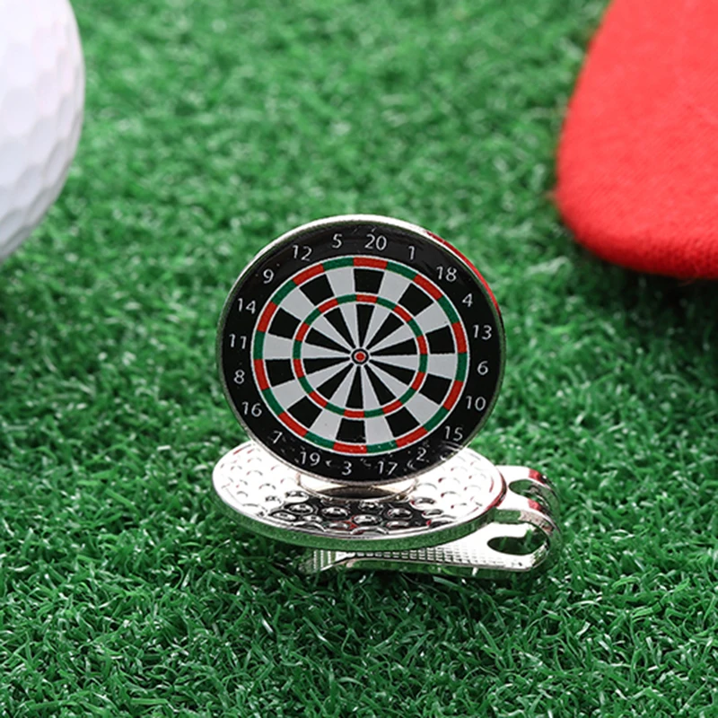 

A Hat Clip Shaped Like A Dart Target Enamel Pin Baseball Cap Golf Accessories Magnetic Removable Hat Badges Jewelry Gifts