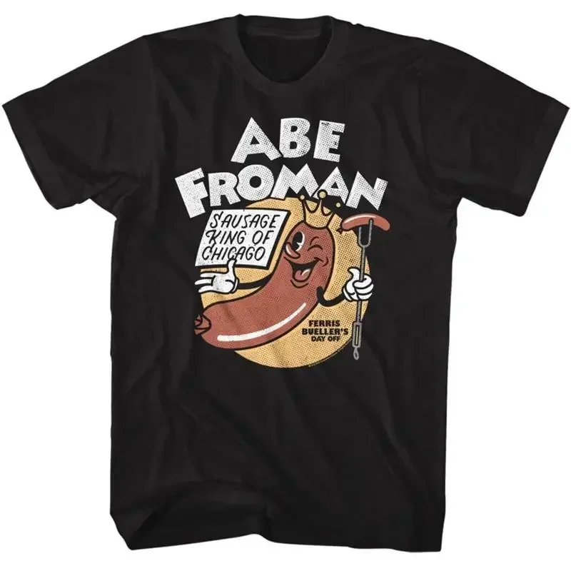 Ferris Bueller's Day Off Abe Froman 2 Black T Shirt