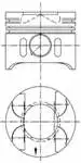 Store code:-PISTON + segment for STD. (M274.910, 83mm) W204 0814 W205 14 S205 15 W212 C205 15 W212 W213 17 R1 R1