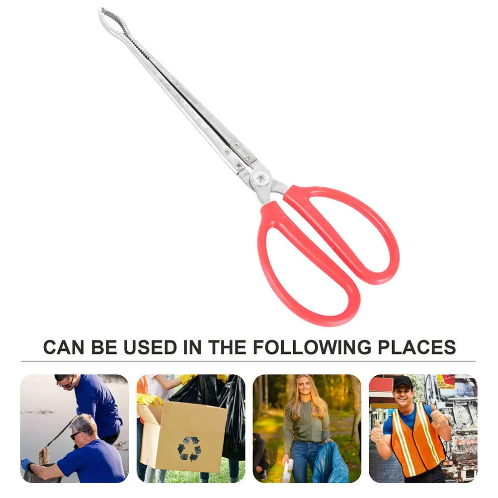 Pinces à serpent en acier inoxydable, 2 pièces, ciseaux multifonctions pour l'alimentation, le nettoyage, la capture des Reptiles, petits animaux, crabe, barbecue