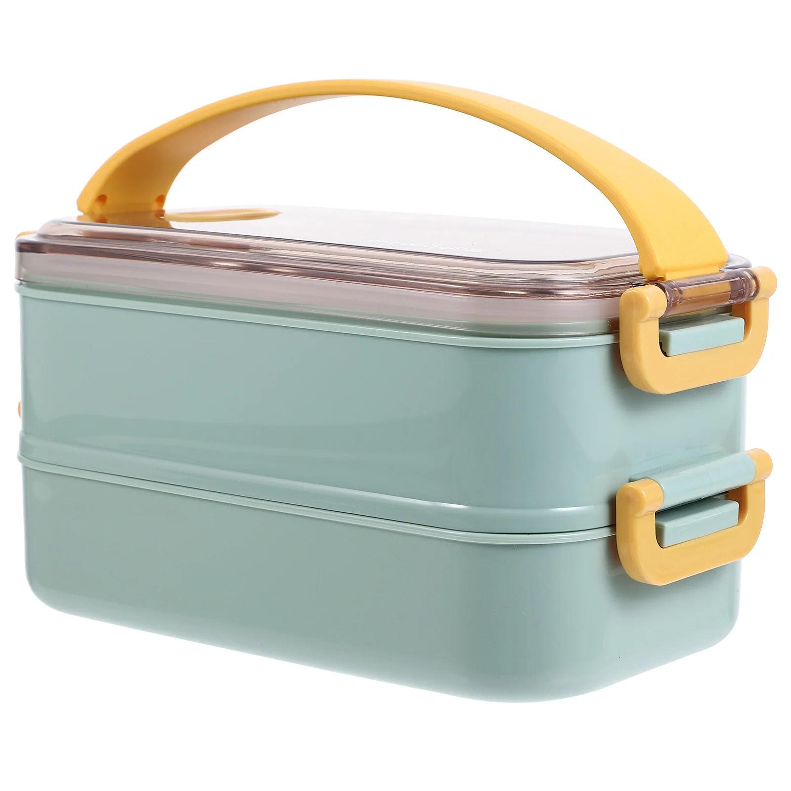 

304 Stainless Steel Thermal Food Box Double Layer Leakproof Large Capacity Container Green Perfect for Work School