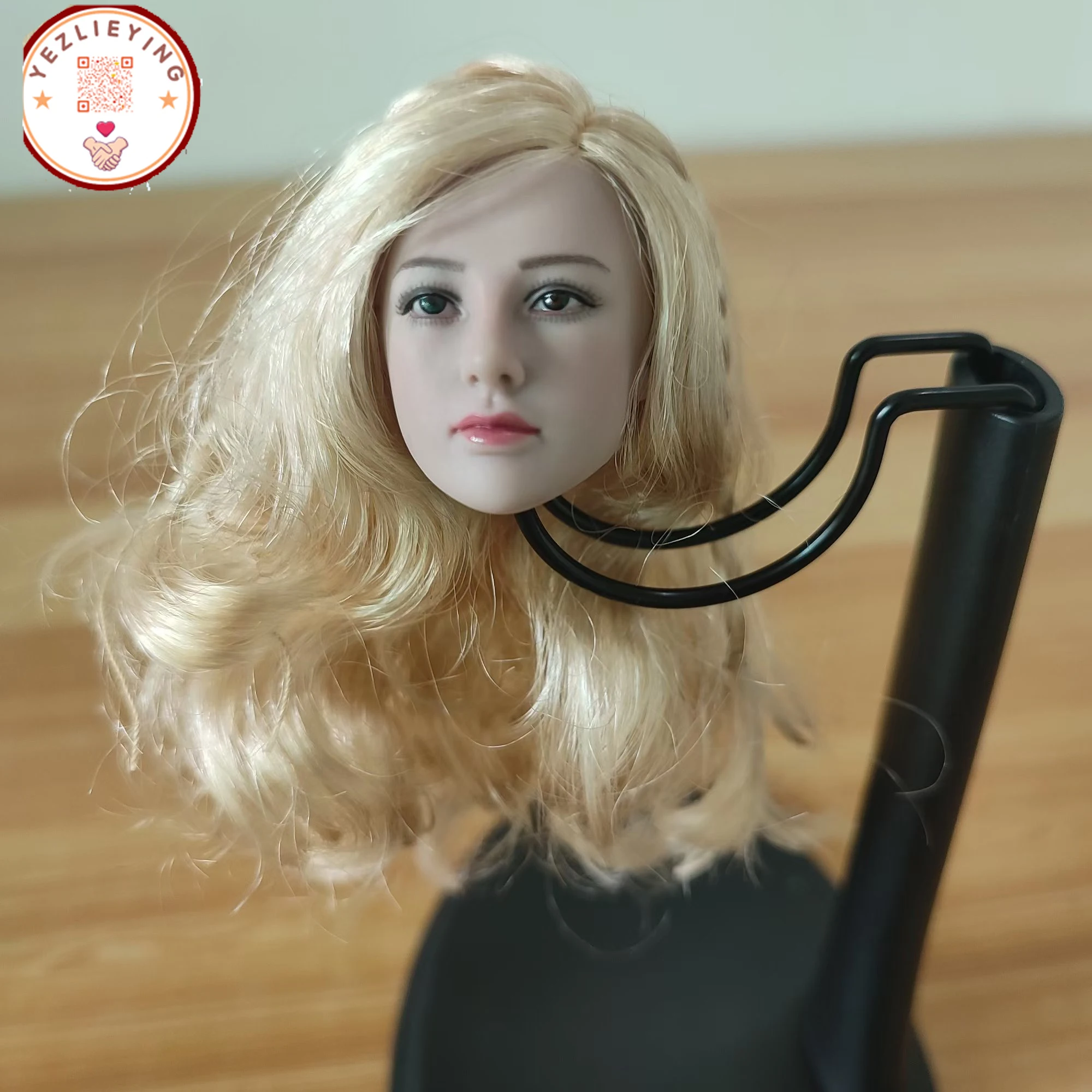 

В магазине TBLeague 1/6 Tariah Silver Valkyrie Blond с длинными волосами, скульптура головы для 12 дюймов, женская фигурка загара, тело